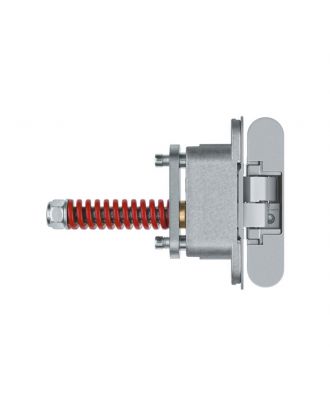 Concealed self closing hinge 40 kg, Aluminum Chrome