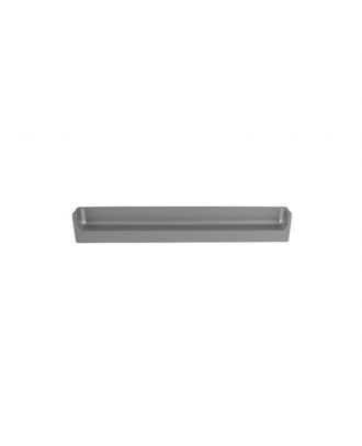 Furniture Recessed Handle 17Cm, Mat Chrome Painted