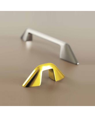 Small Furniture handle 32mm, Polished Brass