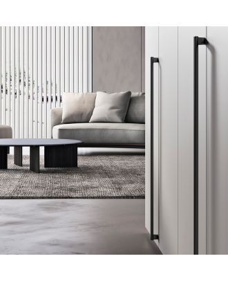 Riva - Furniture aluminum pull handle-Ardesia Shimmer-1088MM