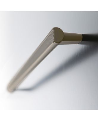 Riva - Furniture aluminum pull handle-Dark Beige-1088MM