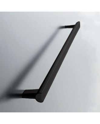 Riva - Furniture aluminum pull handle-Nero silk effect-640MM