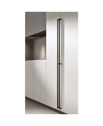 Riva - Furniture aluminum pull handle-Nero silk effect-1088MM