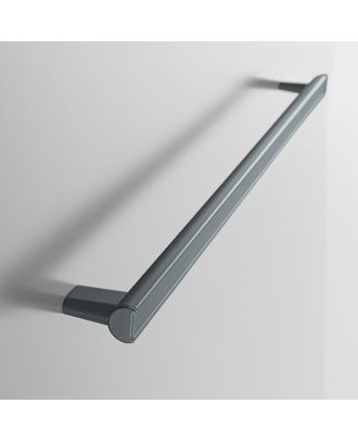 Riva - Furniture aluminum pull handle-Cool grey silk effect- 800MM