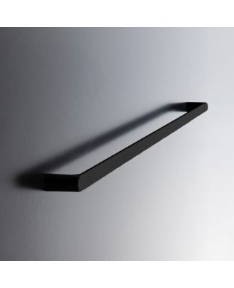 AQUA - Furniture aluminum pull handle 640 mm, Nero silk effect finish