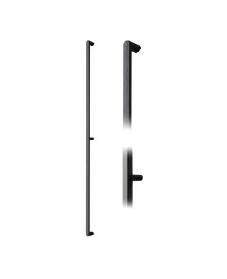 AQUA - Furniture aluminum pull handle 1200 mm, Nero silk effect finish