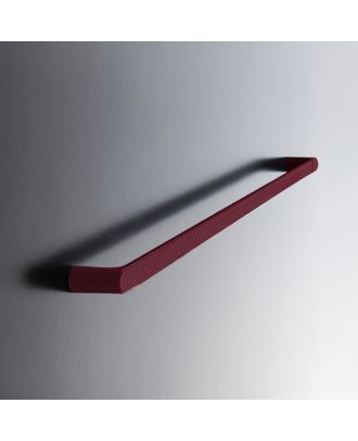 AQUA - Furniture aluminum pull handle 640 mm, Bordeaux silk effect finish