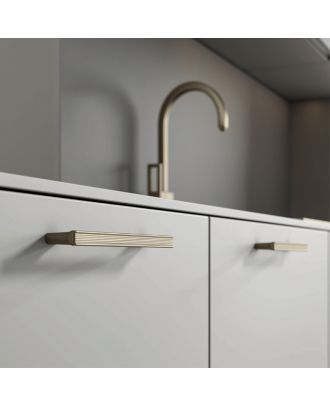 Riva Rama - Furniture pull handle 320 mm, Gold Shimmer finish