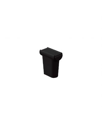 Riva Rama - Furniture knob, Nero silk effect finish
