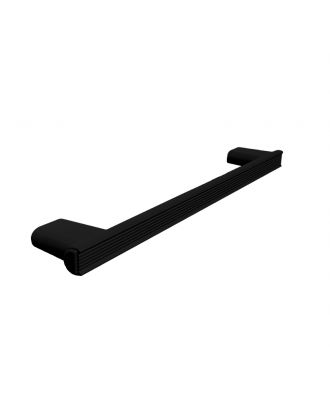 Riva Rama - Furniture pull handle 160 mm, Nero silk effect finish