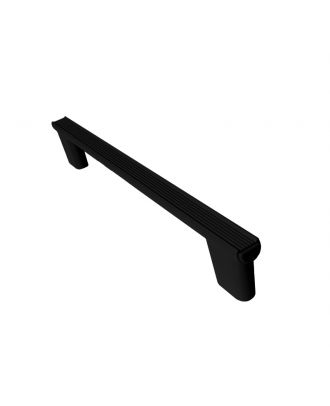 Riva Rama - Furniture pull handle 320 mm, Nero silk effect finish