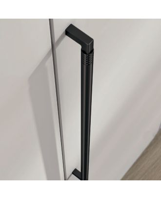 Trama plus - Furniture Pull handle 800 mm, Nero silk effect finish
