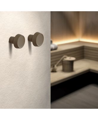 Caligola - Modern round wall hook for clothes, Savannah