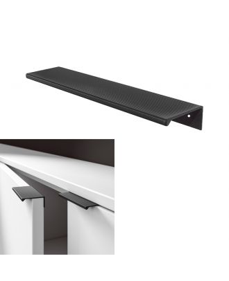 SQUARE - modern furniture aluminum handle 160 mm, Ardesia Shimmer Finish