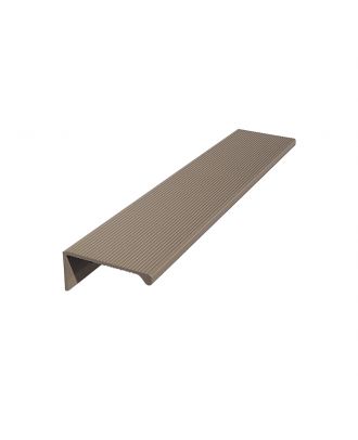 SQUARE - modern furniture aluminum handle 160 mm, Savannah