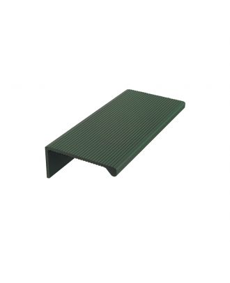 SQUARE - modern furniture aluminum handle 64 mm, Matt Verde Finish