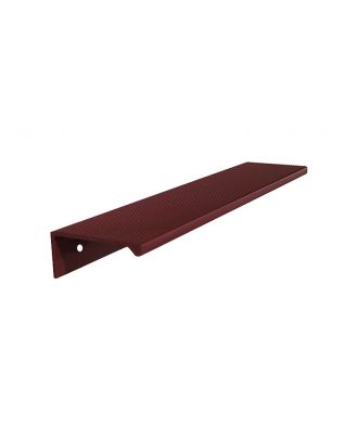 SQUARE - modern furniture aluminum handle 160 mm, Bordeaux Silk Effect finish