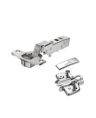 Hettich - soft close hinge Opening angle 110°, half overlay, with 4D mounting plate