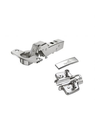 Hettich - soft close hinge Opening angle 110°, inset, with 4D mounting plate