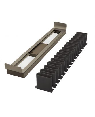 Kesseböhmer Retractable tie and belt holder 450 mm, Conero, D 475 mm, Champagne