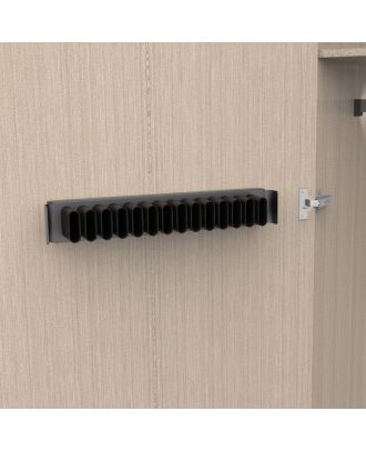 Kesseböhmer Holder for ties and belts facade 320 mm, Conero, D 345 mm, Black