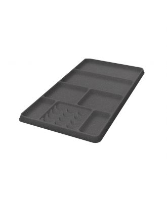 Kesseböhmer - Tray for rings and jewelry 7 cells per shelf, Conero,W 220 mm, D 475 mm, Black