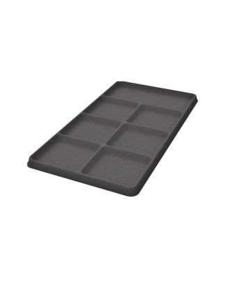 Kesseböhmer - Tray for ties and belts 7 cells per shelf, W 220 mm, D 475 mm, Black