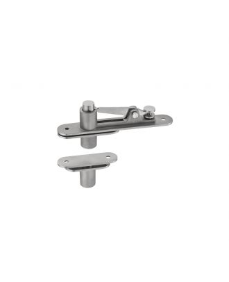 Flush hinge for double or single action doors 200Kg, Stainless steel