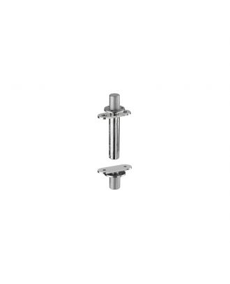 Flush hinge for double or single action wooden doors Max load 65 kg