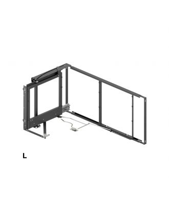 EXCLUSIVE - PEKA Corner pull-out Magic Corner Standard, with Softclose mechanism and 32 kg load capacity, Swings out Left, Anthracite