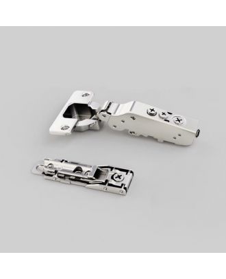 WELDER 110° Anyway Snap-on, Speed Adjustable Soft-close Hinges with concealed mounting plate, half overlay