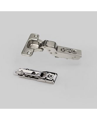 WELDER 110° Anyway Snap-on, Speed Adjustable Soft-close Hinges with concealed mounting plate, inset