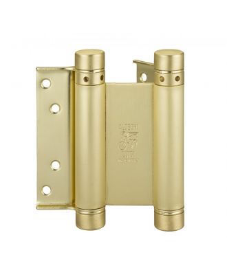 Swing door hinge 7.5 cm, Polished Brass
