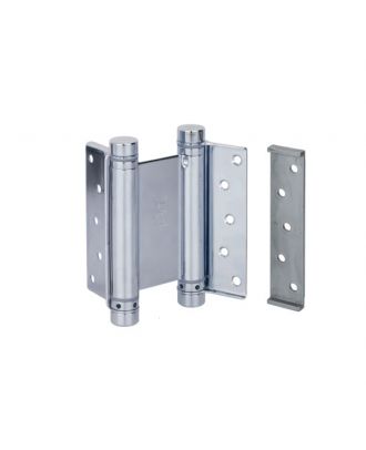 Stainless steel Swing door hinge 15 cm, Inox with spacers