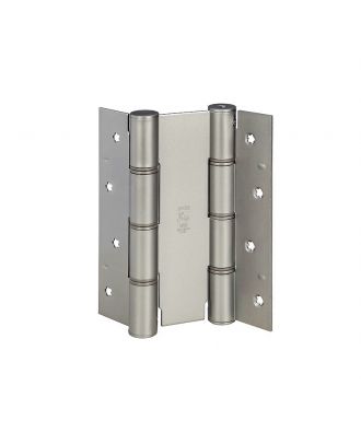 Double action hinges with polymer bearing 15.5cm, nickel