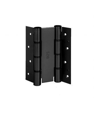 Double action hinges with polymer bearing 17.5cm, Black