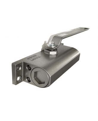 TESA - CT500 door closer for lightweight aluminium and PVC doors. Silver