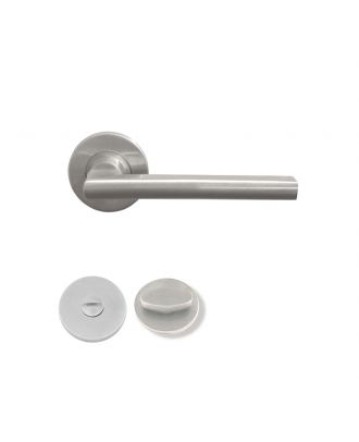 TESA - Funxtion Bathroom Door Handle Stainless Steel