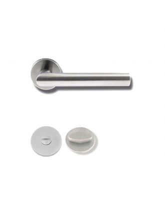 TESA - Cubo bathroom door handle stainless steel