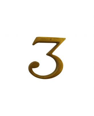 Door Number (3) - Gold