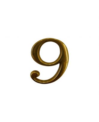 Door Number (9) - Gold
