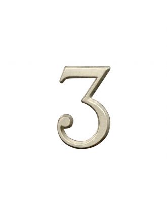 Door Number (3) - Silver