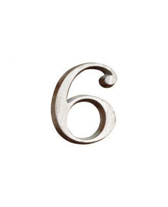 Door Number (6) - Silver
