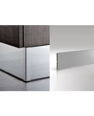 Pvc Plinth Silver 4M, H12Cm - Kitchen Accessories