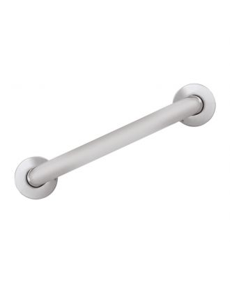 Stainless steel straight support bar 45cm, Satin