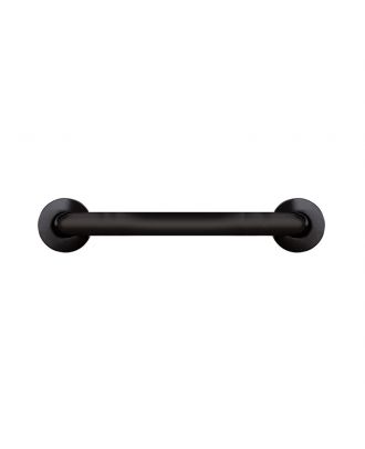 NOFER - Straight support bar to be fixed to the wall 60cm, Stainless steel, Black