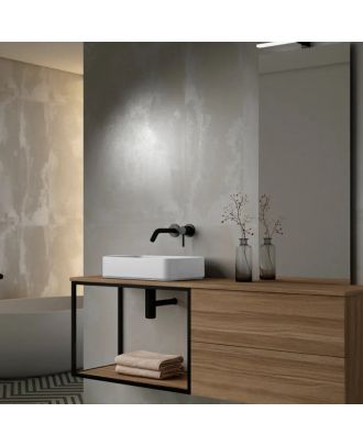 Ceramcolor RECTANGLE countertop washbasin 50x12 cm, Matt white