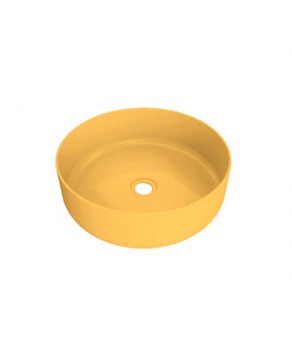 Ceramcolor CIRCUS countertop washbasin Ø 36X12 cm, Matt Gold