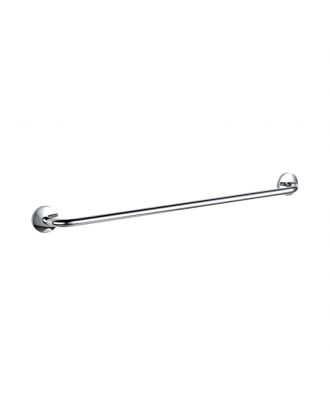 Chrome-Plated Brass Straight Towel Bar 65Cm. Shiny Finish