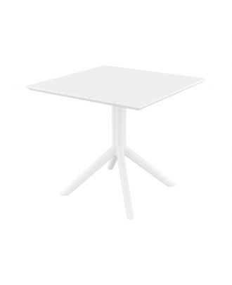 SIESTA - Paris Table 80 cm Square, White